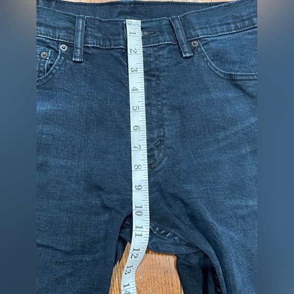 Levi's Men's Deep Indigo Straight Jeans - Picture 15 of 15